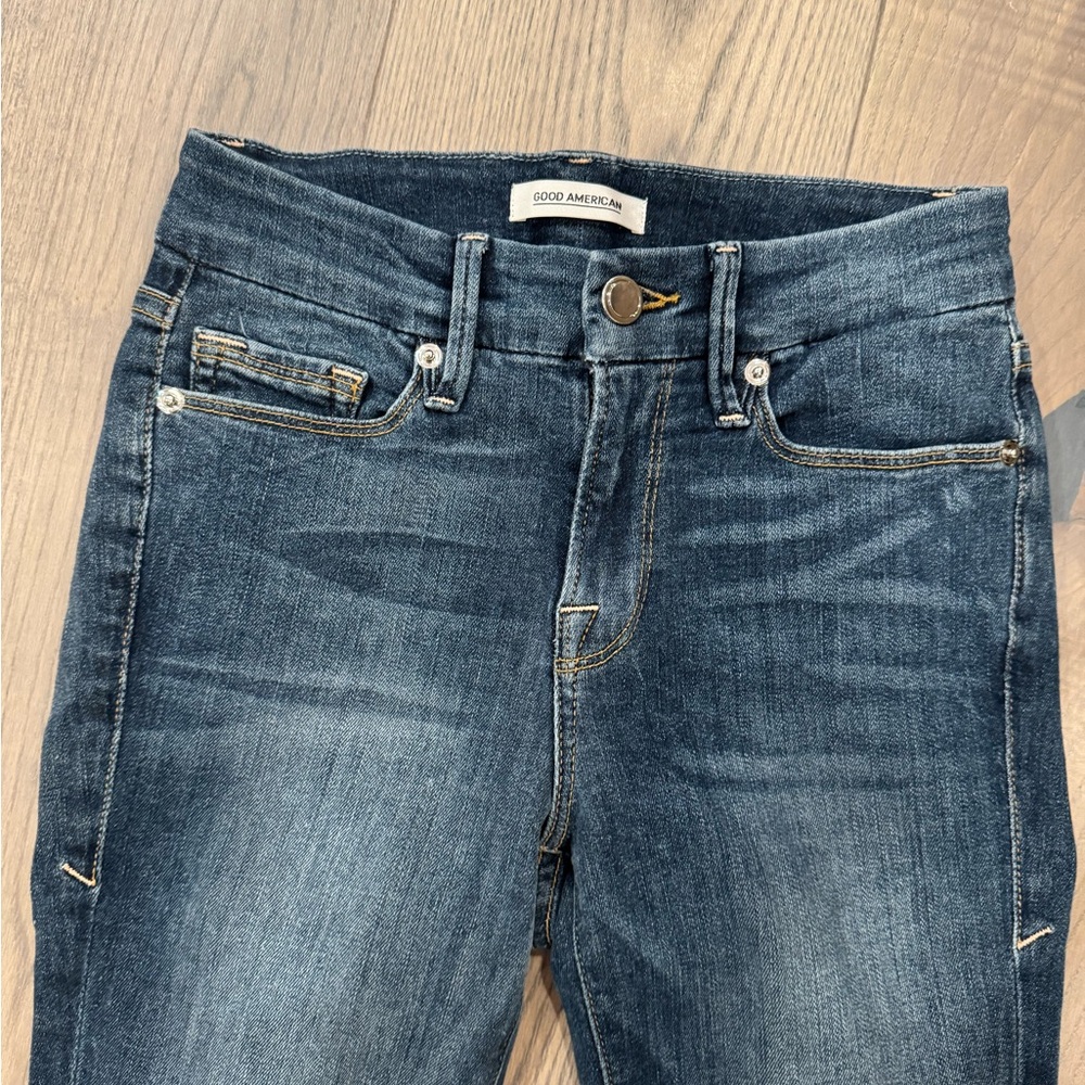 Good American Dark Blue Skinny Jeans - Picture 2 of 15